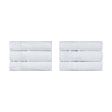 Egyptian Cotton Dobby Border Medium Weight 6 Piece Hand Towel Set - Hand Towel Set by Superior