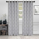 Eminence Jacquard Floral Mandala Semi-Sheer Curtain Panel Set - Semi Sheer Curtains by Superior