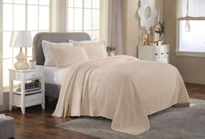 Florin Cotton Matelasse Weave Jacquard Scroll Medallion Bedspread Set - Bedspread by Superior