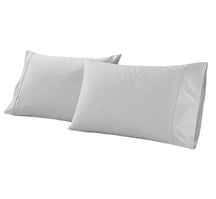 Gina Organic Cotton 300 Thread Count Percale Pillowcases, Set of 2 - Pillowcases by Superior