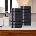 Hays Cotton Medium Weight Soft Face Towel Washcloth Set of 12 - Face Towel by Superior