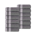 Hays Cotton Medium Weight Soft Face Towel Washcloth Set of 12 - Face Towel by Superior