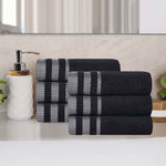 Hays Cotton Medium Weight Soft Hand Towel Set of 6 - Towel Set by Superior