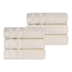 Hays Cotton Medium Weight Soft Hand Towel Set of 6 - Towel Set by Superior