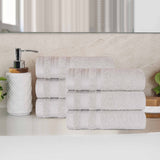 Hays Cotton Medium Weight Soft Hand Towel Set of 6 - Towel Set by Superior