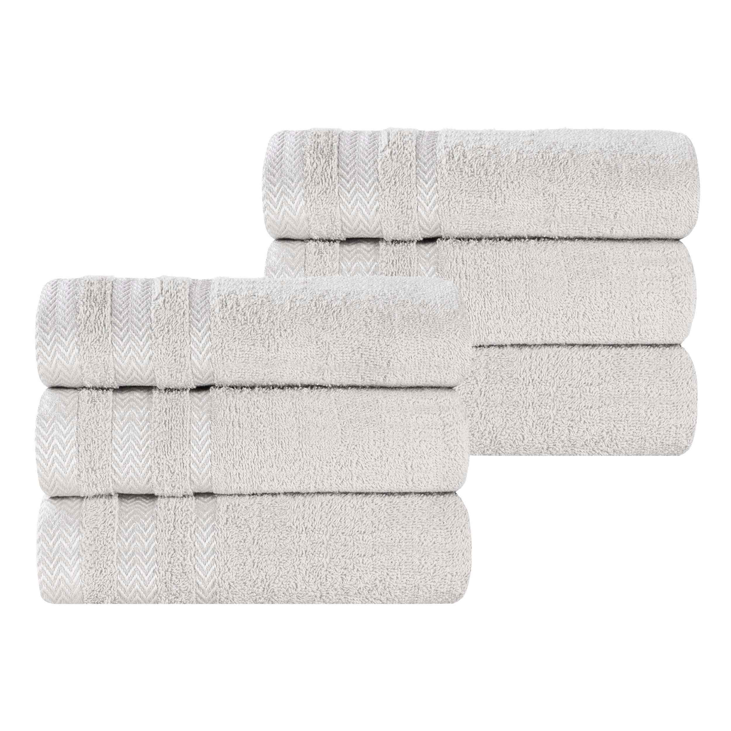 Hays Cotton Medium Weight Soft Hand Towel Set of 6 - Towel Set by Superior