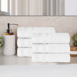 Hays Cotton Medium Weight Soft Hand Towel Set of 6 - Towel Set by Superior