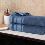 Hays Cotton Medium Weight Ultra-Soft Bath Sheet Set of 2 - Bath Sheet by Superior