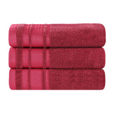 Hays Cotton Medium Weight Ultra-Soft Bath Towel Set of 3 - Bath Towel by Superior