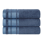 Hays Cotton Medium Weight Ultra-Soft Bath Towel Set of 3 - Bath Towel by Superior