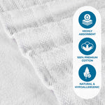 Hays Cotton Medium Weight Ultra-Soft Bath Towel Set of 3 - Bath Towel by Superior