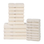 Highly Absorbent Eco-Friendly Soft Cotton 18 Piece Towel Set - Towel Set by Superior