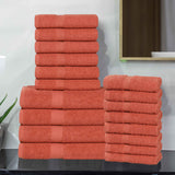 Highly Absorbent Eco-Friendly Soft Cotton 18 Piece Towel Set - Towel Set by Superior