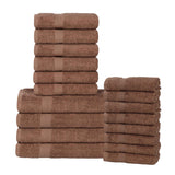 Highly Absorbent Eco-Friendly Soft Cotton 18 Piece Towel Set - Towel Set by Superior