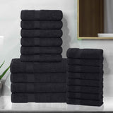 Highly Absorbent Eco-Friendly Soft Cotton 18 Piece Towel Set - Towel Set by Superior