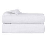 Honeycomb Textured Waffle Border Cotton Bath Sheets, Set of 2 - Bath Sheet by Superior