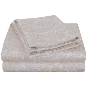 Italian Paisley Cotton Blend 600 Thread Count Deep Pocket Sheet Set - Sheet Set by Superior