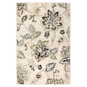 Jacobean Floral Modern Farmhouse Indoor Area Rug or Runner Rug - Rugs by Superior