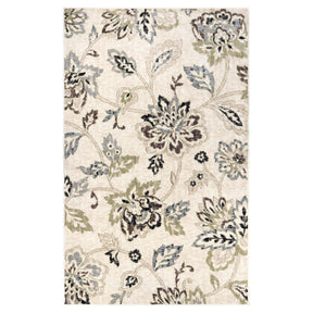 Jacobean Floral Modern Farmhouse Indoor Area Rug or Runner Rug - Rugs by Superior