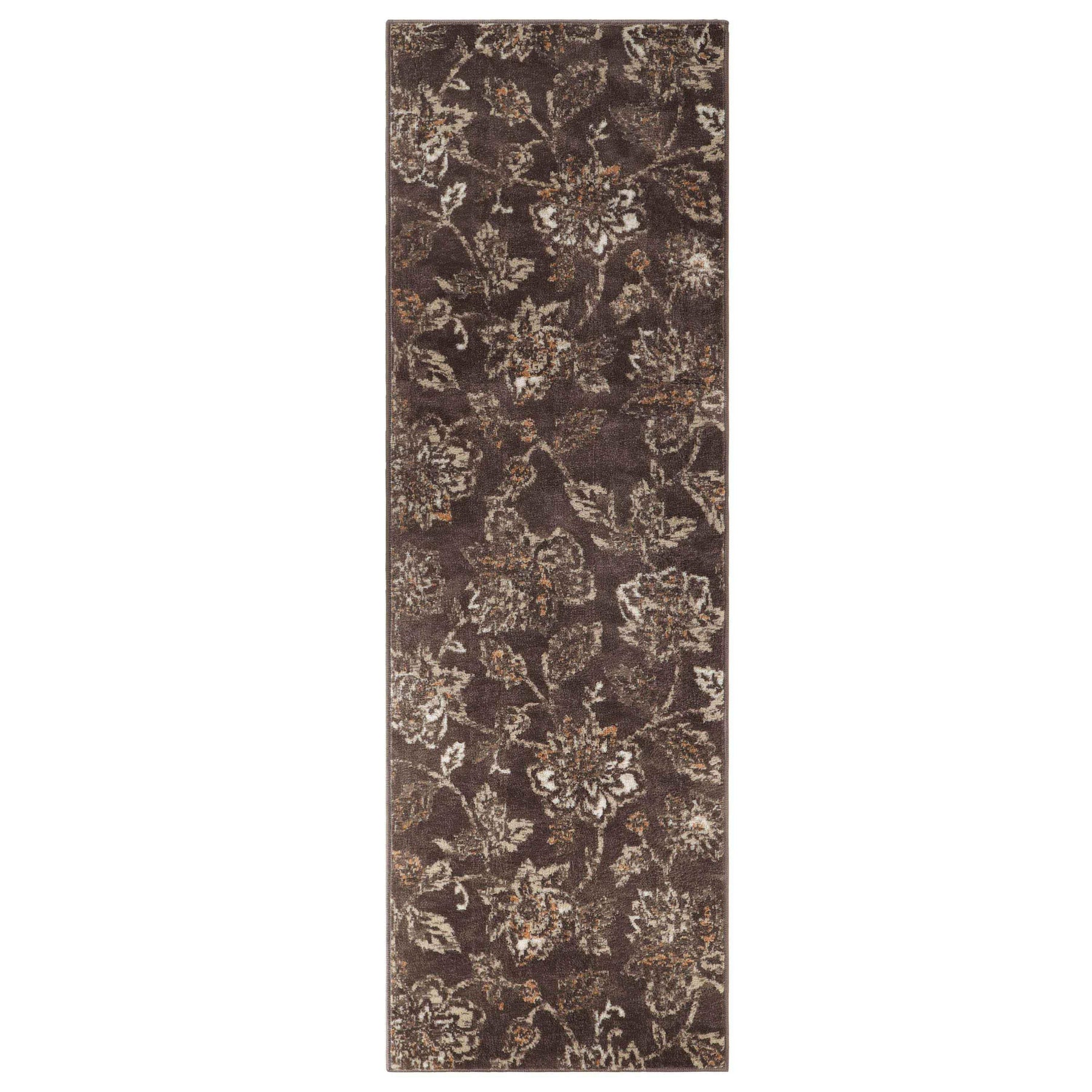 Jacobean Floral Modern Farmhouse Indoor Area Rug or Runner Rug - Rugs by Superior