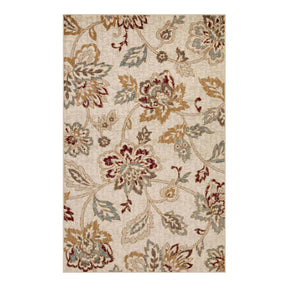 Jacobean Floral Modern Farmhouse Indoor Area Rug or Runner Rug - Rugs by Superior