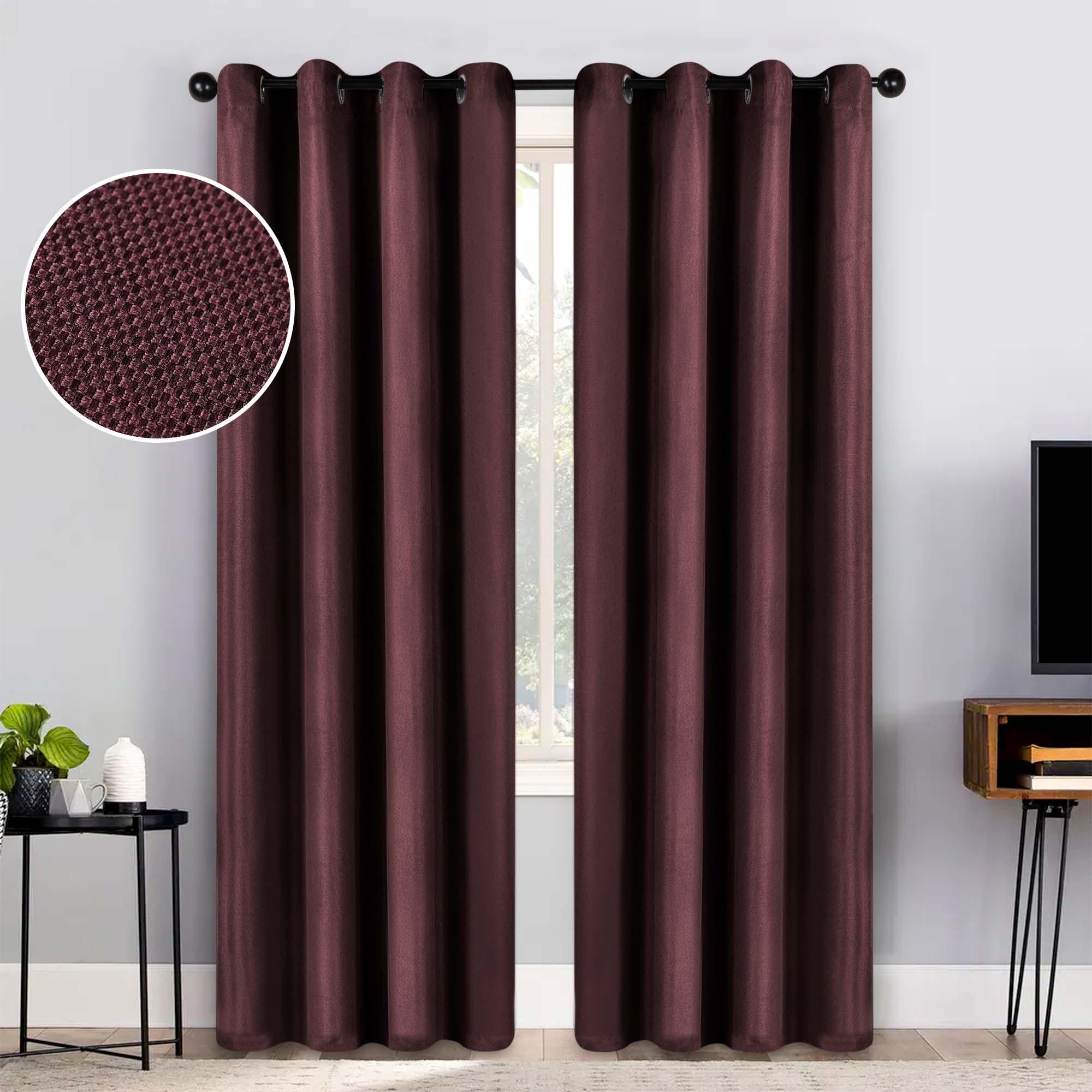 Jaxon Textured Blackout Curtain Set of 2 Panels - Blackout Curtains by Superior