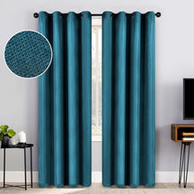 Jaxon Textured Blackout Curtain Set of 2 Panels - Blackout Curtains by Superior