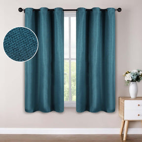 Jaxon Textured Blackout Curtain Set of 2 Panels - Blackout Curtains by Superior