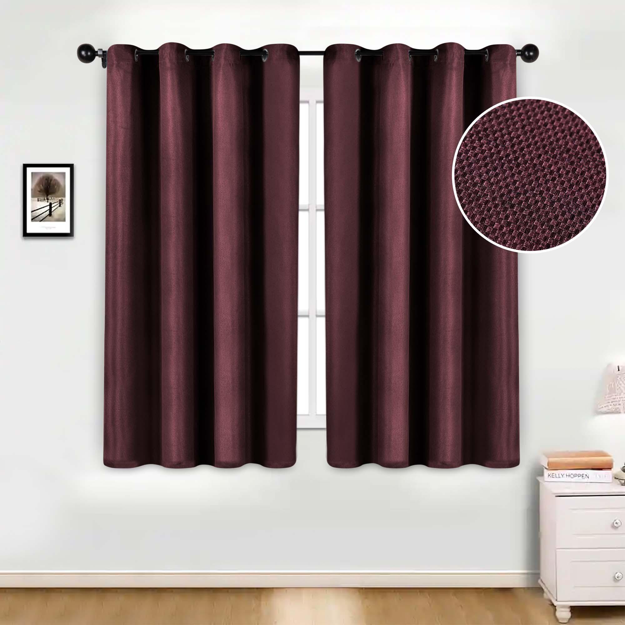 Jaxon Textured Blackout Curtain Set of 2 Panels - Blackout Curtains by Superior