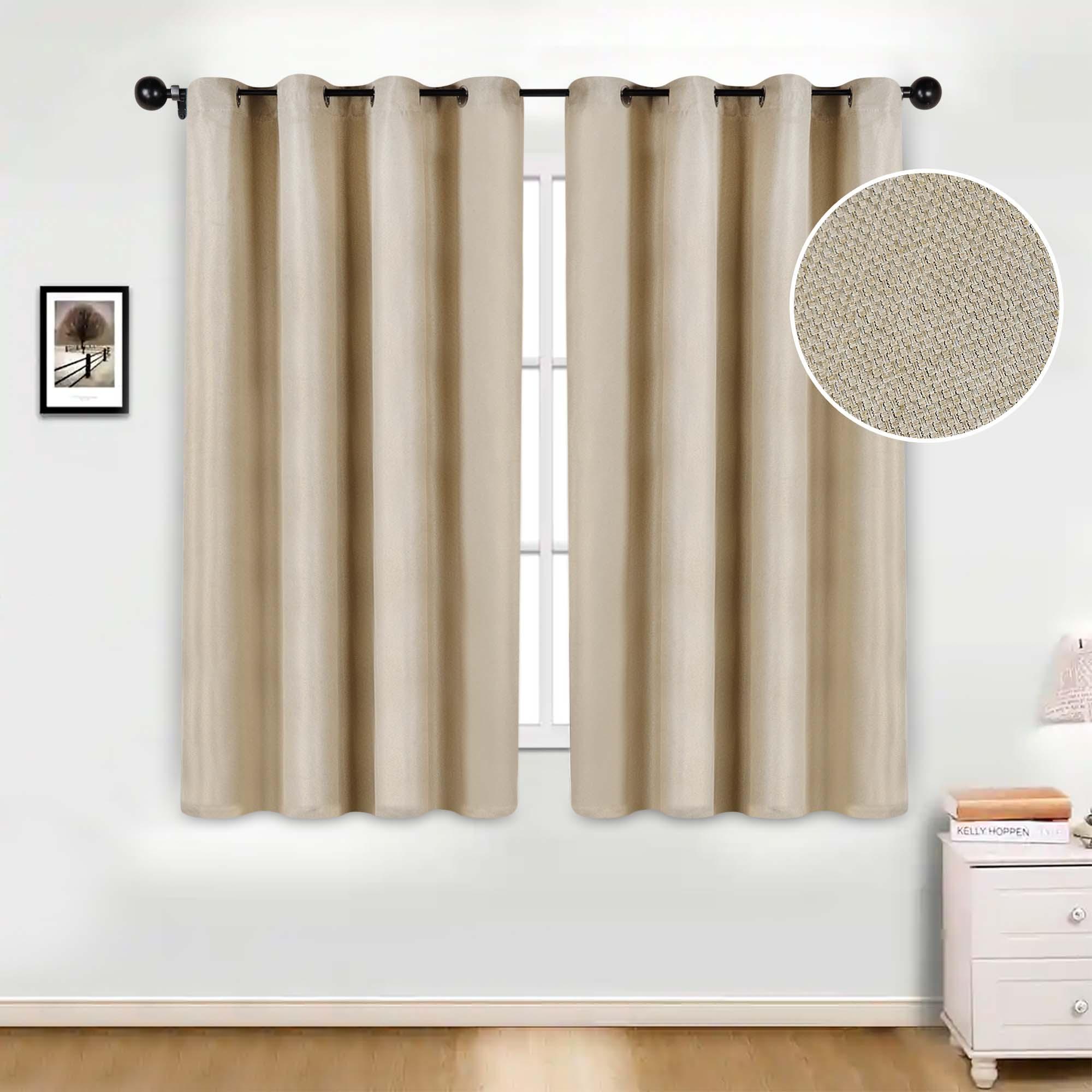 Jaxon Textured Blackout Curtain Set of 2 Panels - Blackout Curtains by Superior