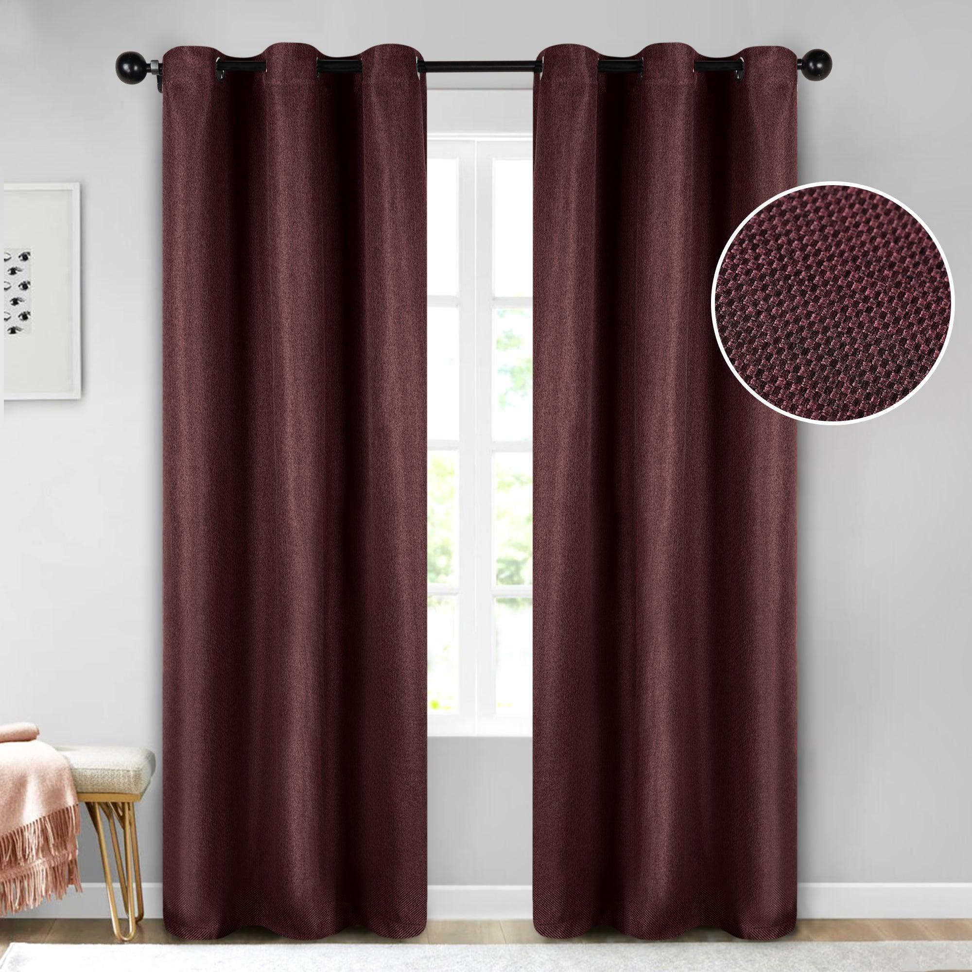 Jaxon Textured Blackout Curtain Set of 2 Panels - Blackout Curtains by Superior