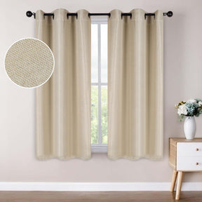 Jaxon Textured Blackout Curtain Set of 2 Panels - Blackout Curtains by Superior