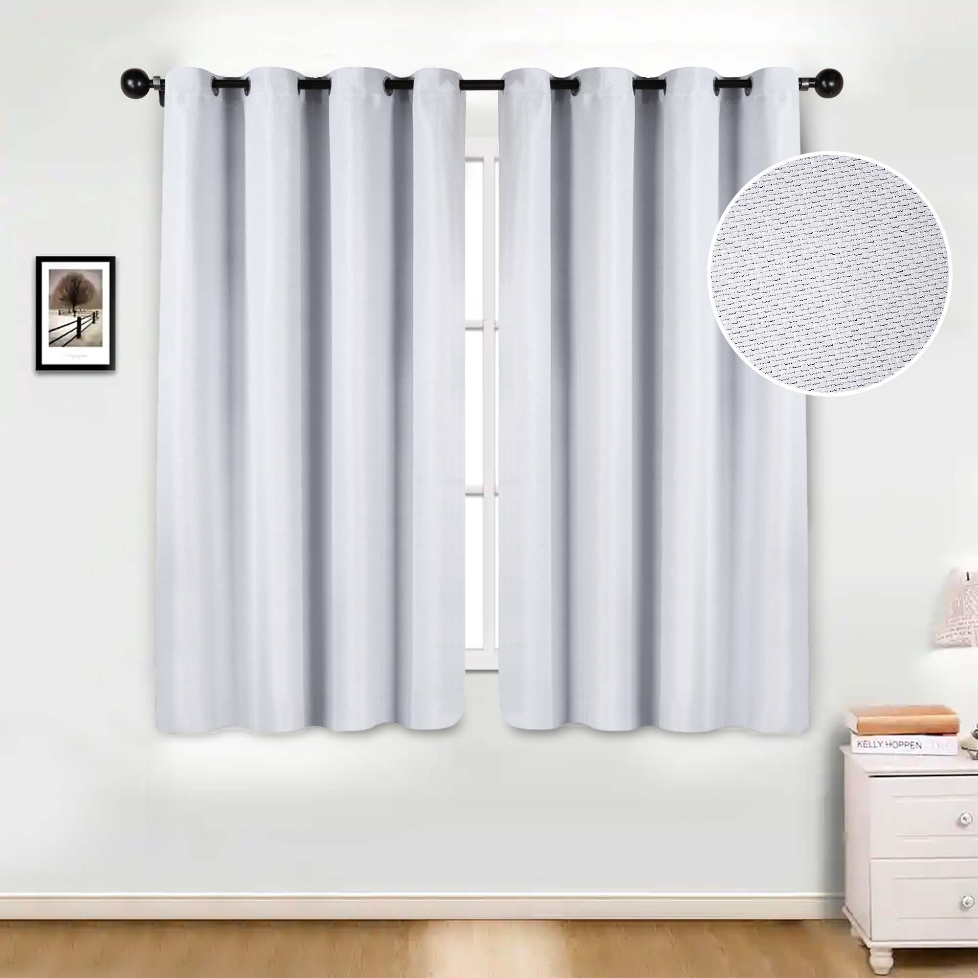 Jaxon Textured Blackout Curtain Set of 2 Panels - Blackout Curtains by Superior