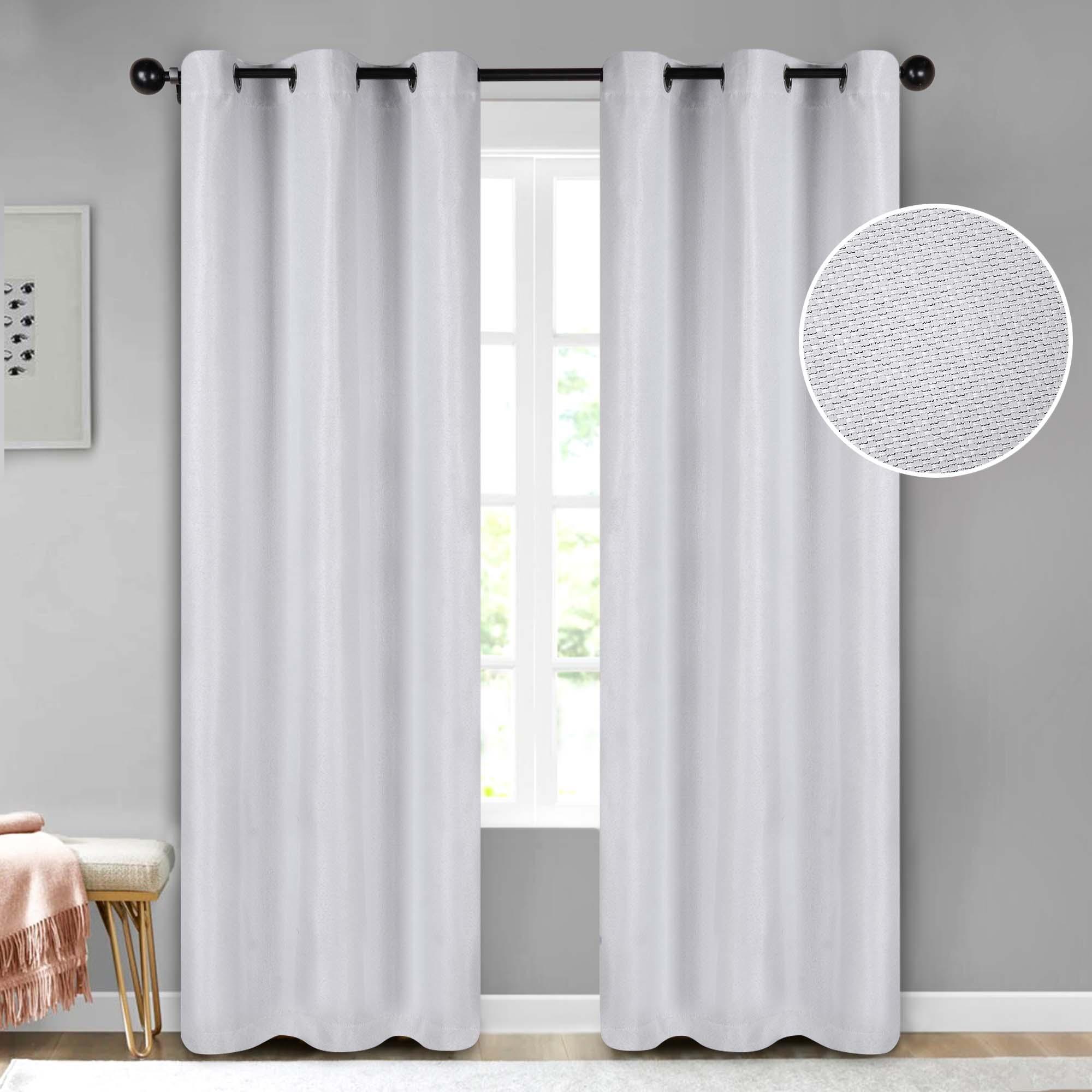 Jaxon Textured Blackout Curtain Set of 2 Panels - Blackout Curtains by Superior