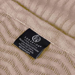 Jena Cotton Textured Chevron Lightweight Woven Blanket - Blanket by Superior