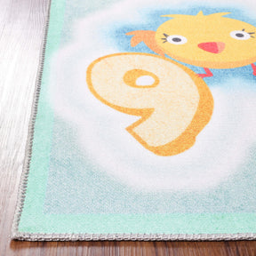 Jumbo Playtime Numbers Anti-Skid Backing Indoor Area Rug - Rugs by Superior