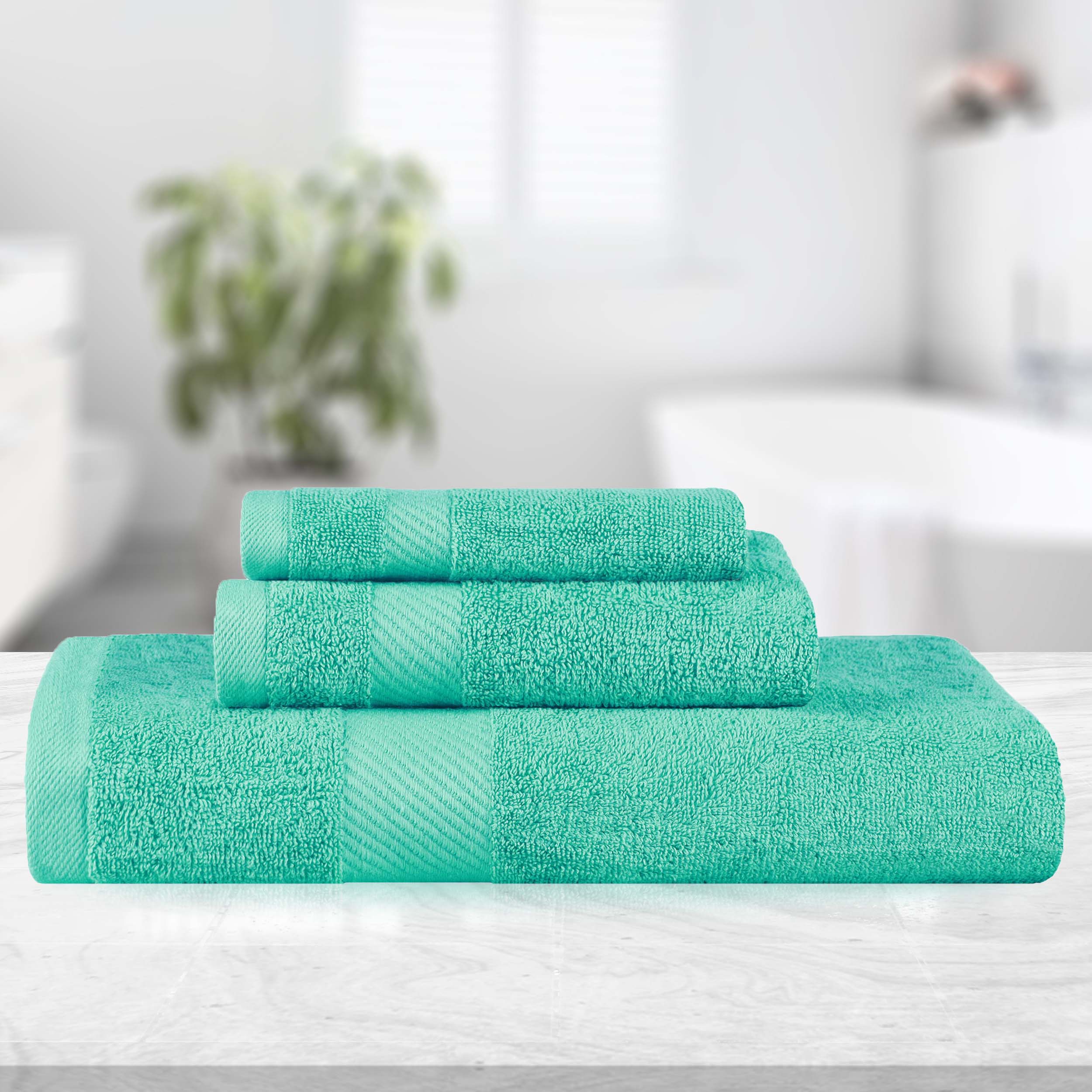 Kendell Egyptian Cotton Quick Drying 3 Piece Towel Set - Towel Set by Superior