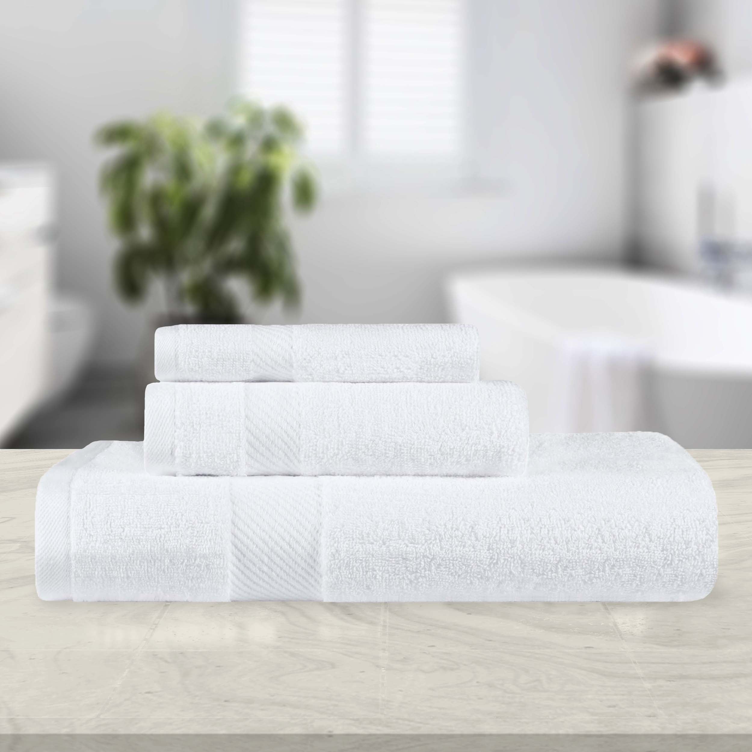 Kendell Egyptian Cotton Quick Drying 3 Piece Towel Set - Towel Set by Superior