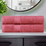 Kendell Egyptian Cotton Solid Medium Weight Bath Towel Set of 2 - Bath Towel by Superior