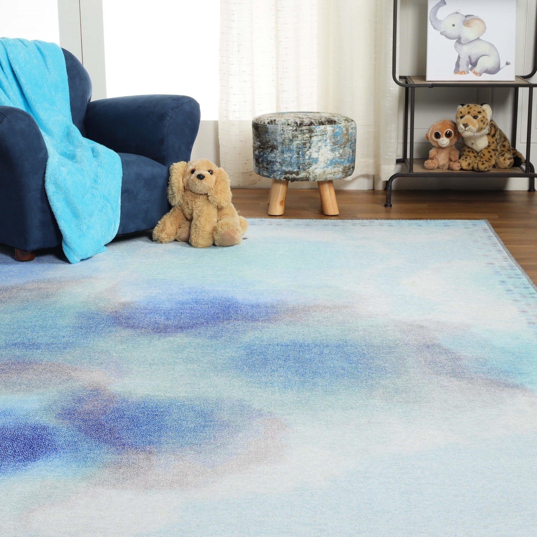 Kids Abstract Kids Indoor Area Rug or Runner Rug - Rugs by Superior