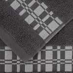 Larissa Cotton Geometric Border Bath Towel Set of 4 - Bath Towel by Superior