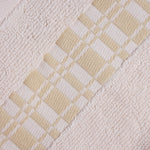 Larissa Cotton Geometric Border Bath Towel Set of 4 - Bath Towel by Superior