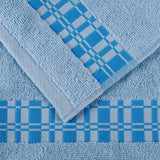 Larissa Cotton Geometric Border Bath Towel Set of 4 - Bath Towel by Superior