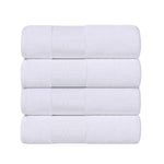 Larissa Cotton Geometric Border Bath Towel Set of 4 - Bath Towel by Superior