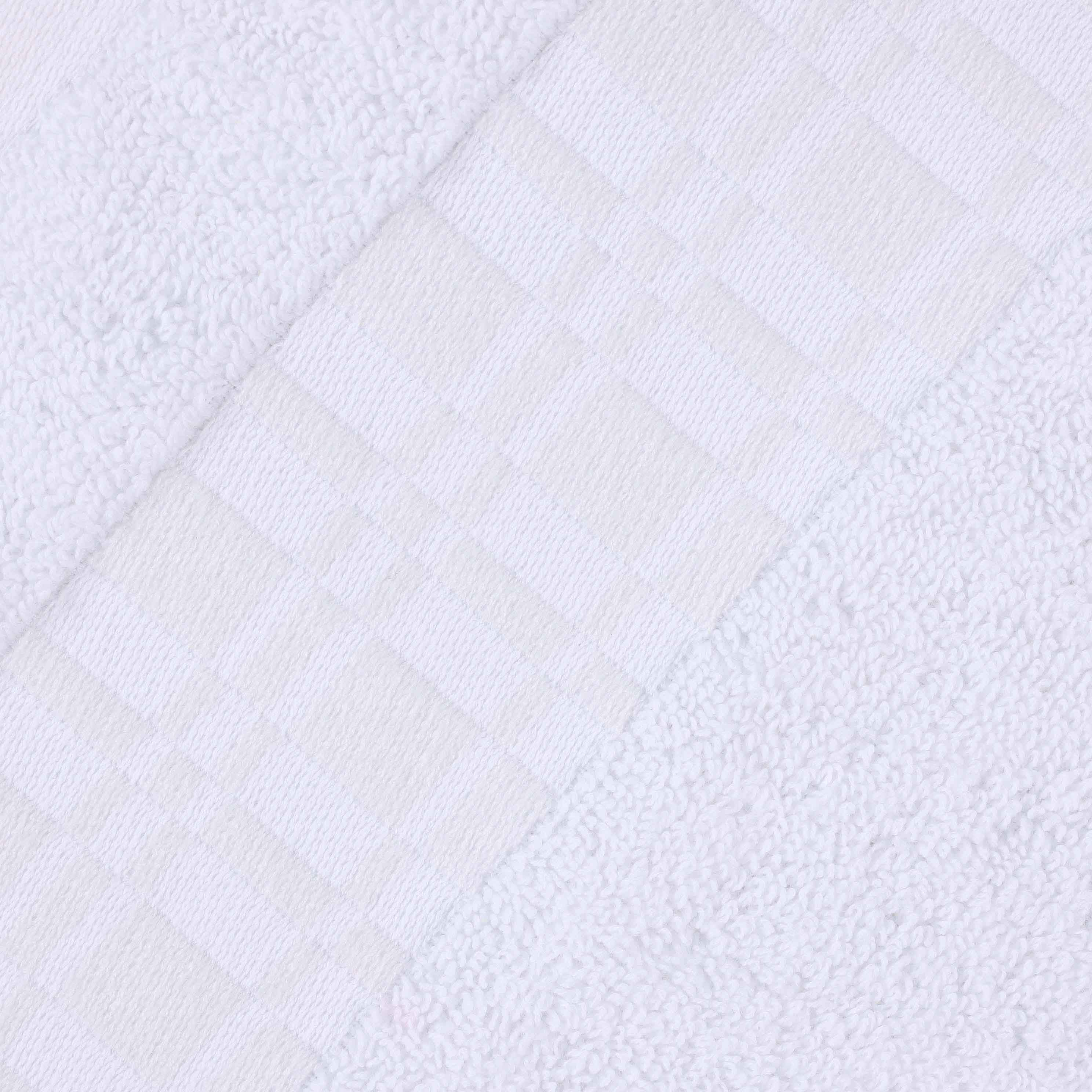 Larissa Cotton Geometric Border Bath Towel Set of 4 - Bath Towel by Superior