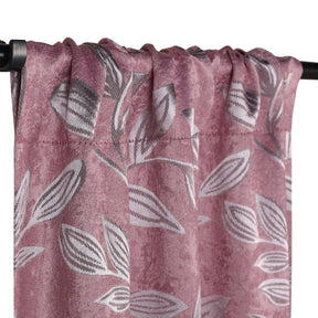 Leaves Machine Washable Room Darkening Blackout Curtains, Set of 2 - Blackout Curtains by Superior