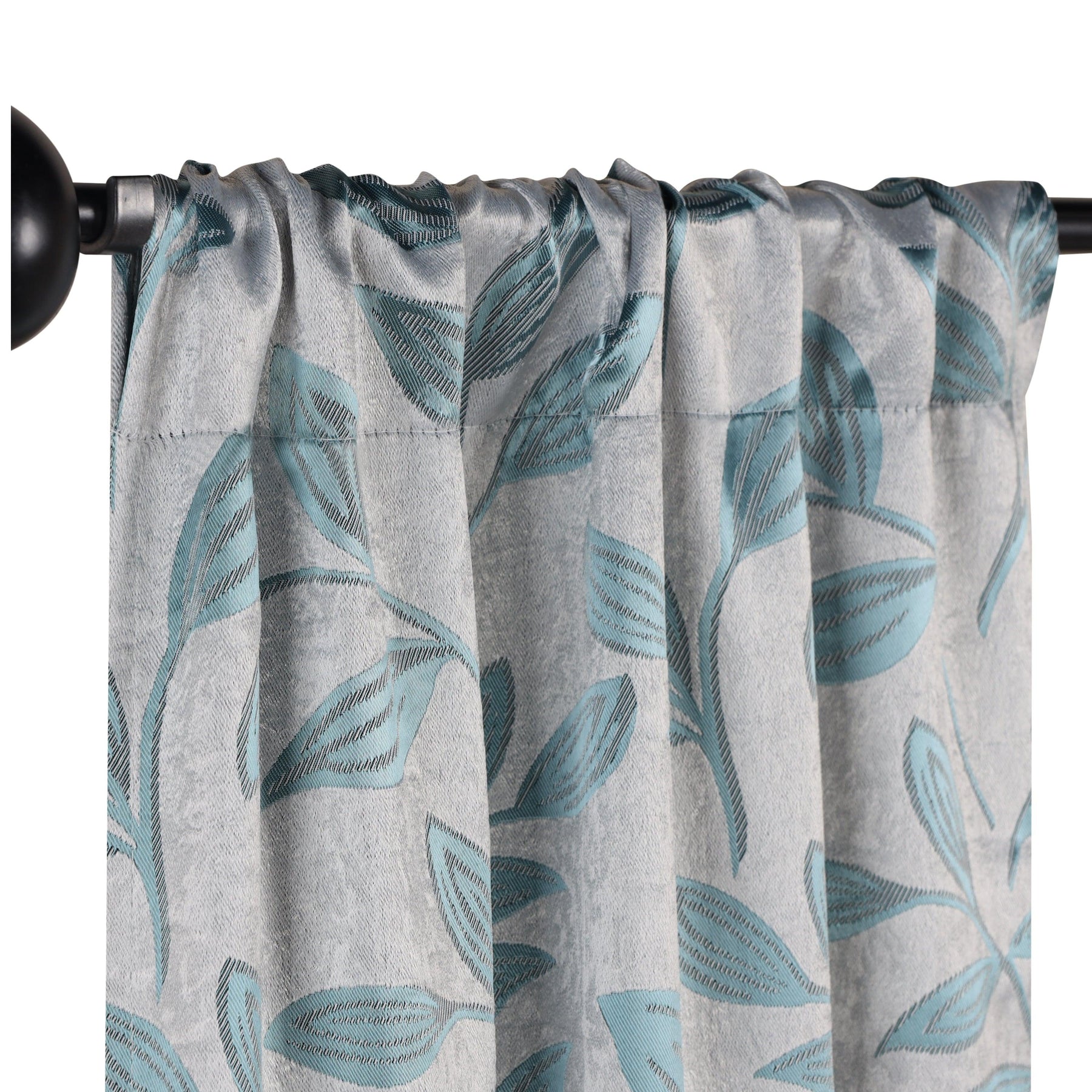 Leaves Machine Washable Room Darkening Blackout Curtains, Set of 2 - Blackout Curtains by Superior