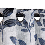 Leaves Machine Washable Room Darkening Blackout Curtains, Set of 2 - by Superior