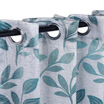 Leaves Machine Washable Room Darkening Blackout Curtains, Set of 2 - by Superior