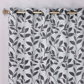 Leaves Room Darkening Grommet Blackout Curtain Panels, Set of 2 - Blackout Curtains by Superior